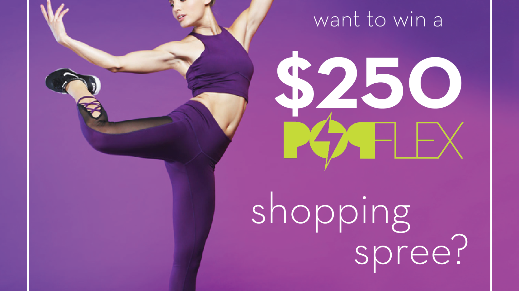 Want to win a $250 Shopping Spree!?