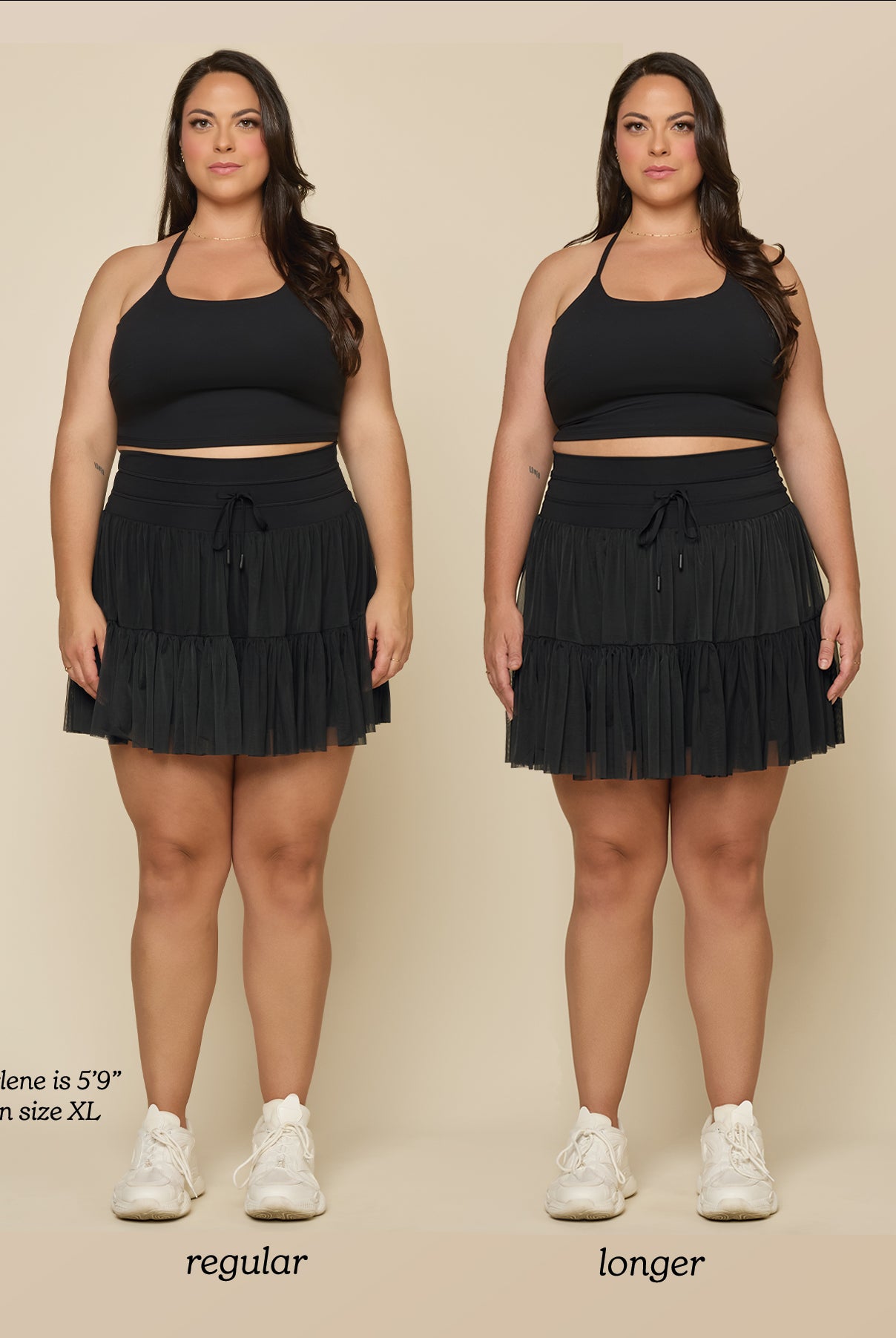 Pirouette Skort (Longer) - Black