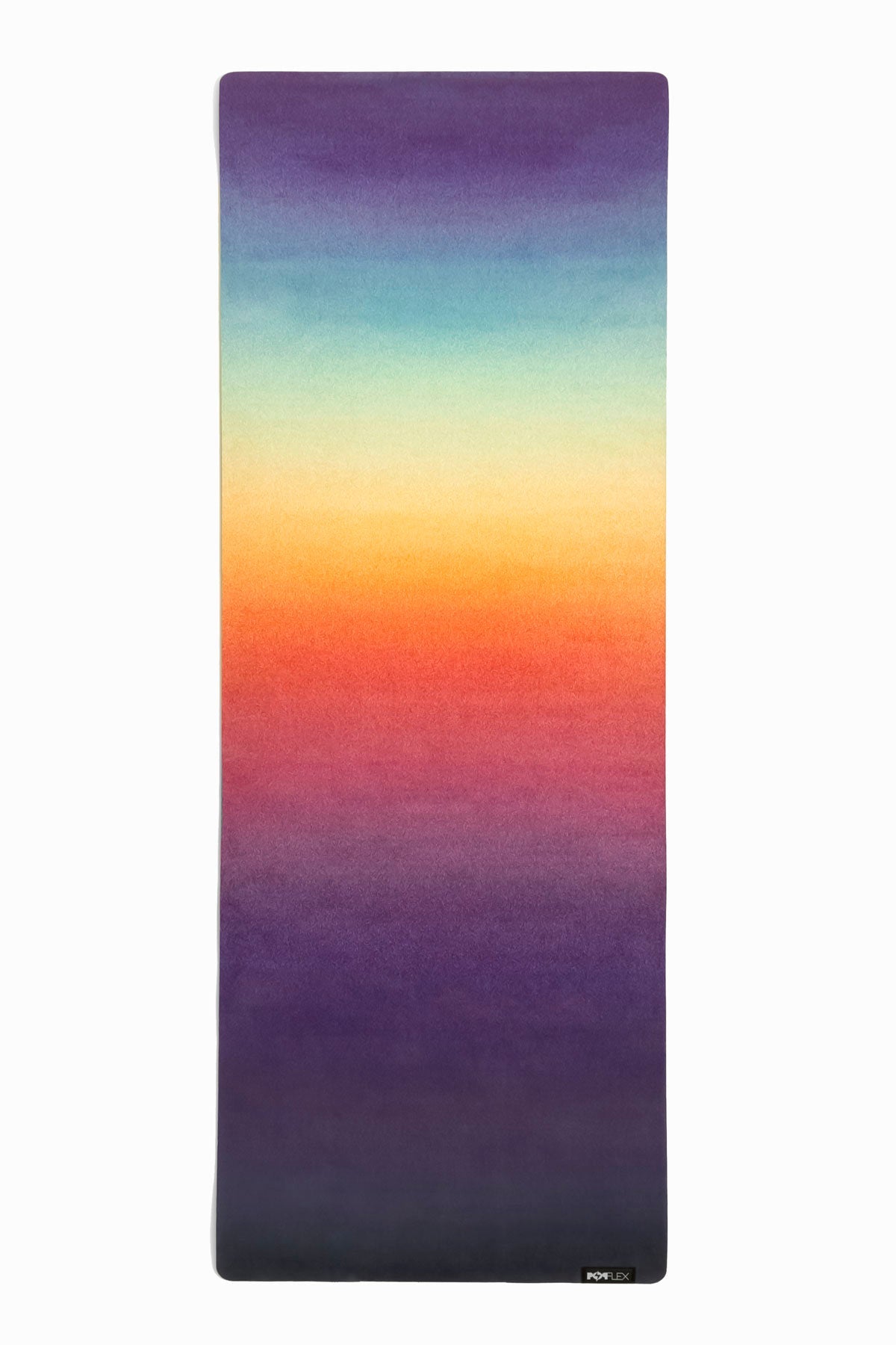 Vegan Suede Yoga Mat - Moody Rainbow
