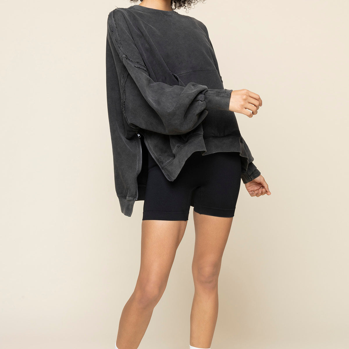 Retro Crew Neck Short  Boxy Crop T-shirt main image 0
