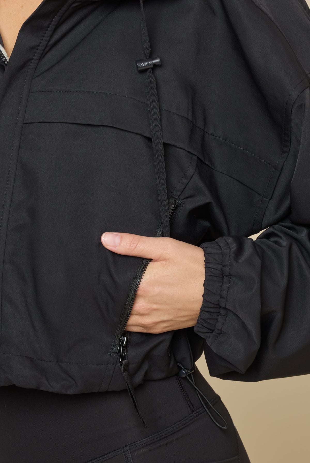 Packable Windbreaker - Black