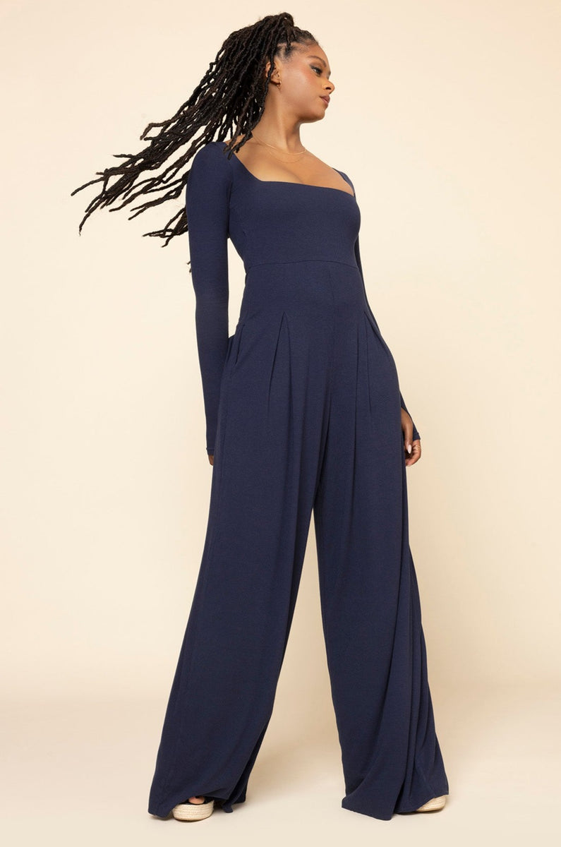 GoWithTheFlowLongSleeveJumpsuit-CosmicNavy