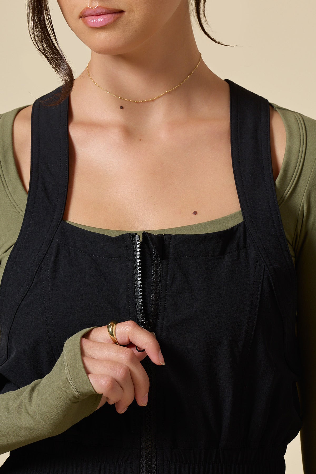 Take a Hike Shortalls - Black