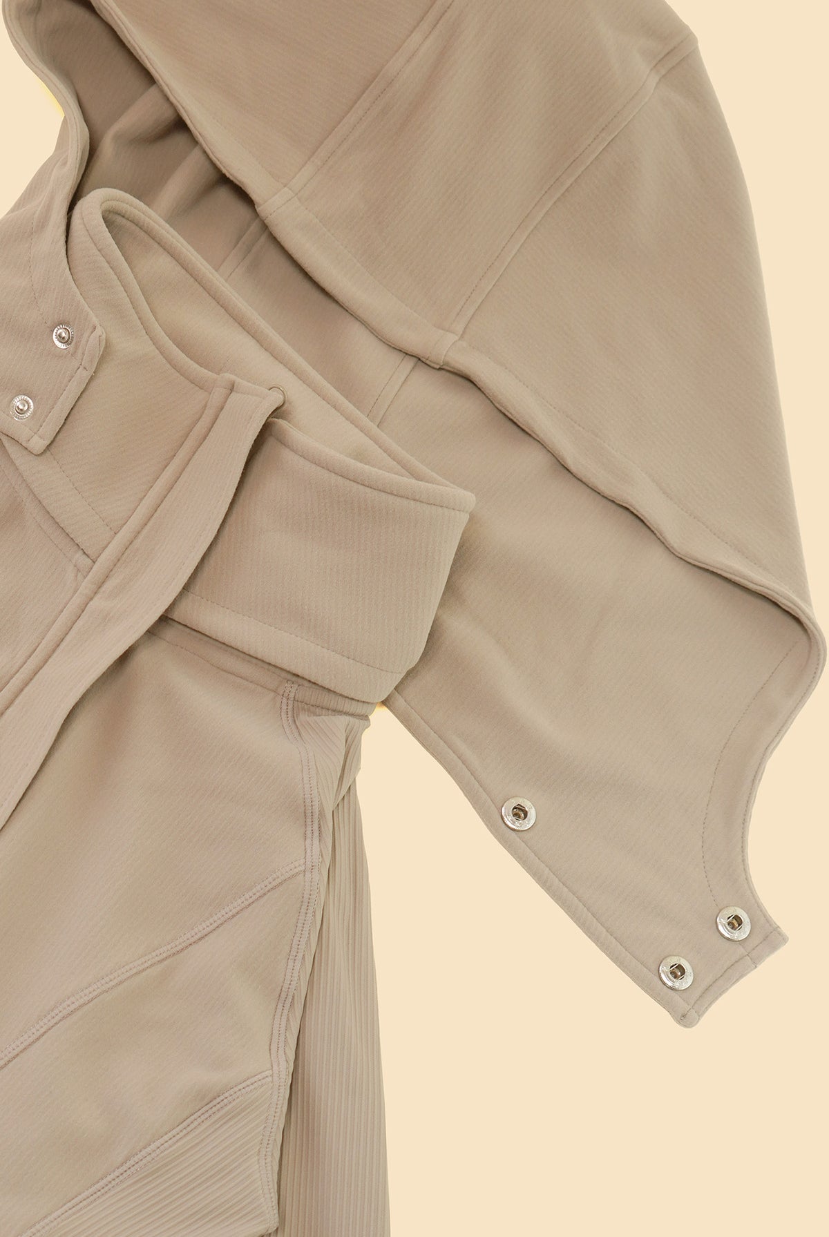 Corset Zip Jacket - Autumn Taupe