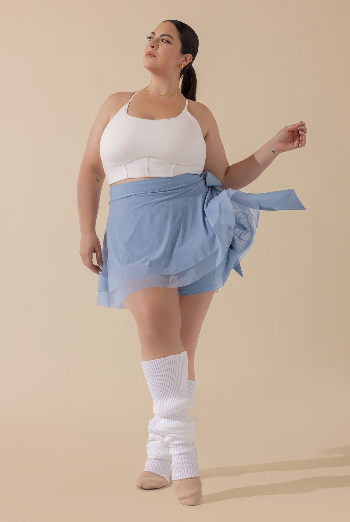 Juliet Wrap Skort - Blue Storm