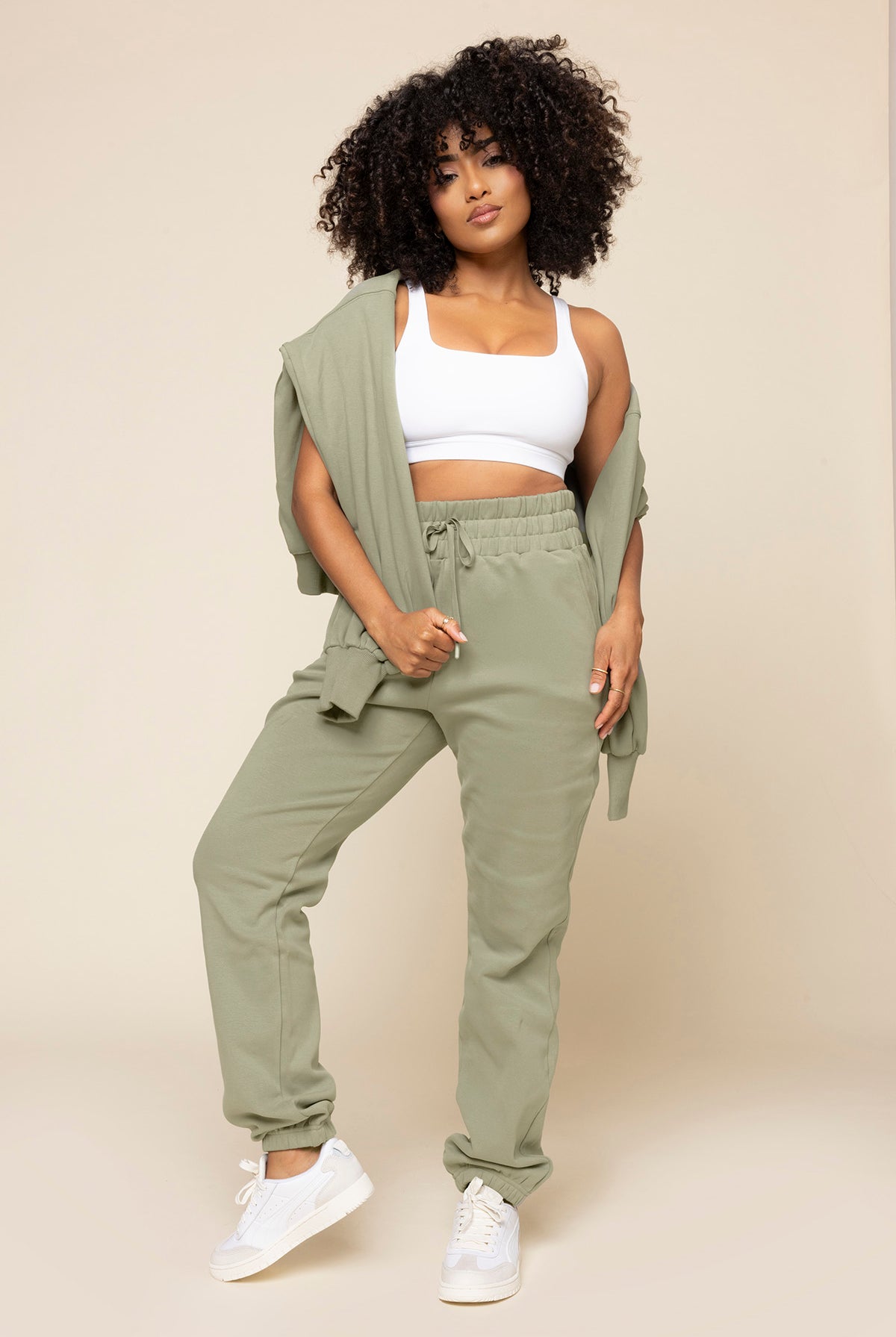 Ooey Gooey Sweatpant - Light Sage