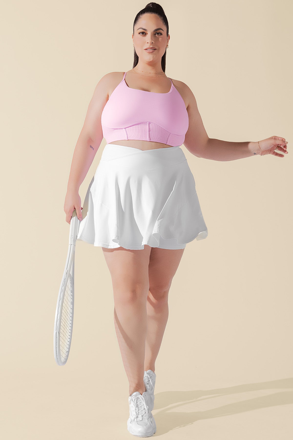 Plié Corset Crop Bralette - Bubblegum