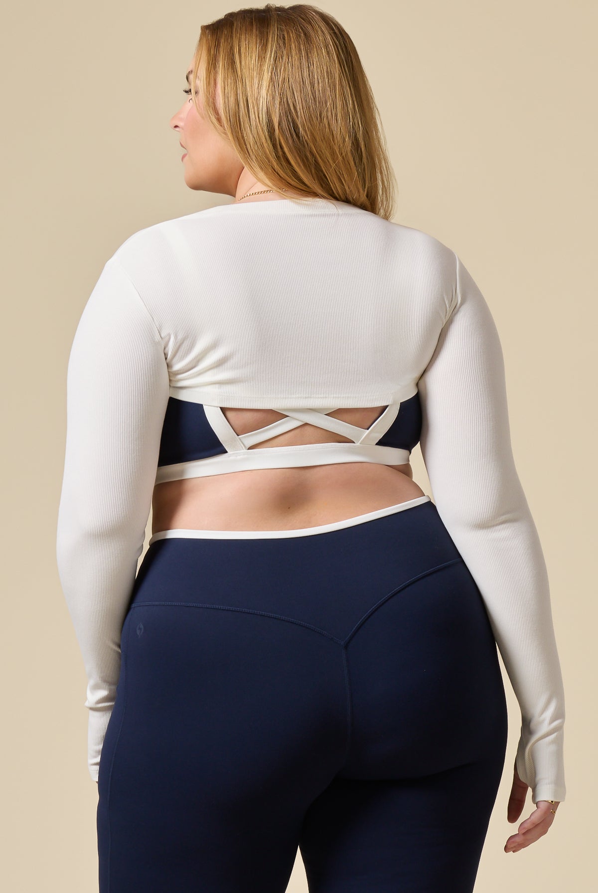 Relevé Ribbed Shrug - Bright White