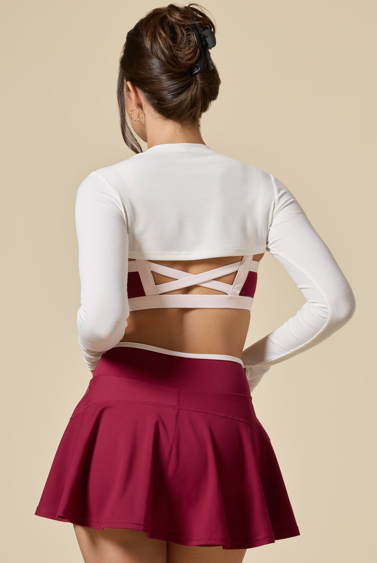 Relevé Ribbed Shrug - Bright White