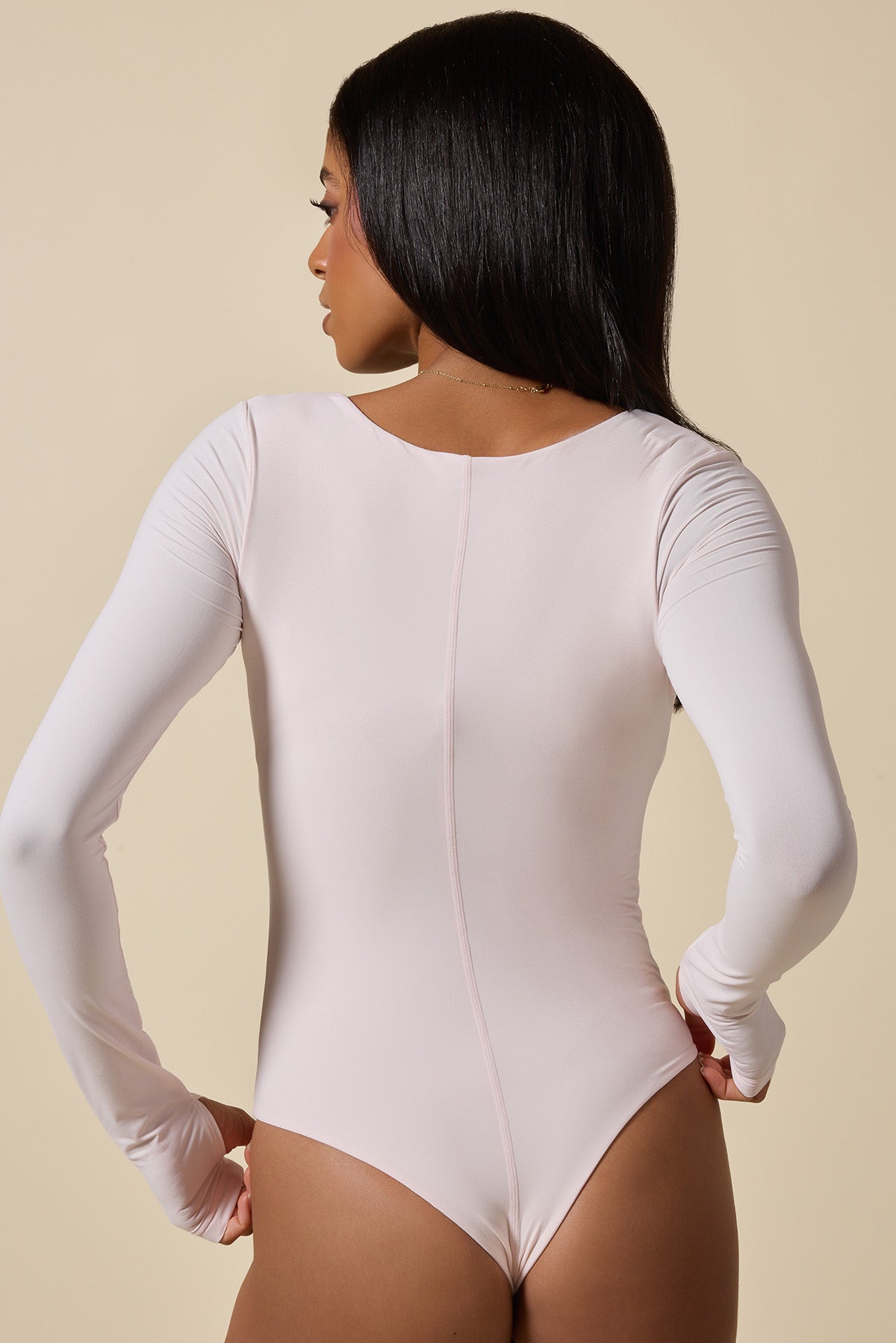 Scoop Me Off My Feet Bodysuit - Pastel Pink
