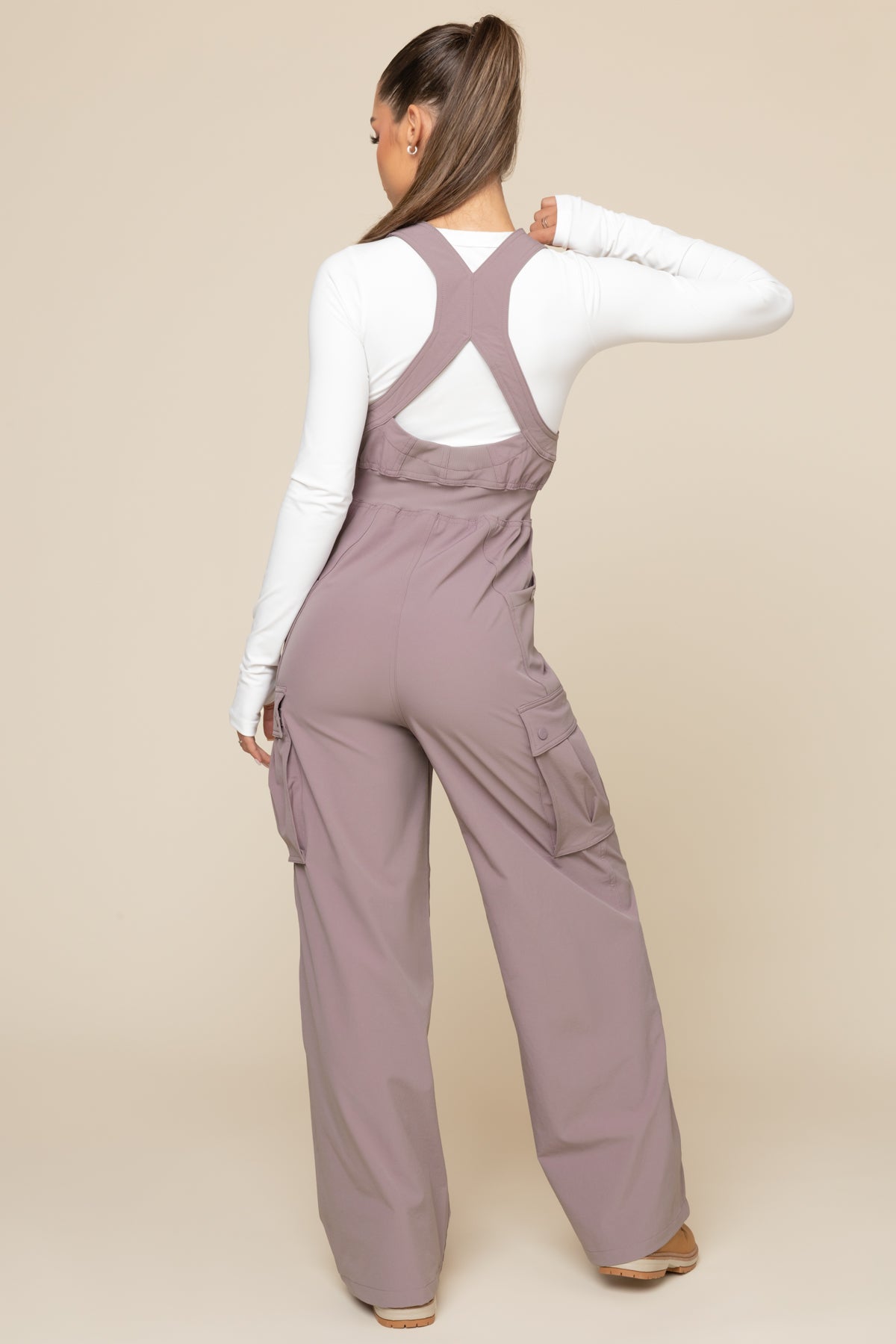 Take a Hike Overalls - Dusty Mauve