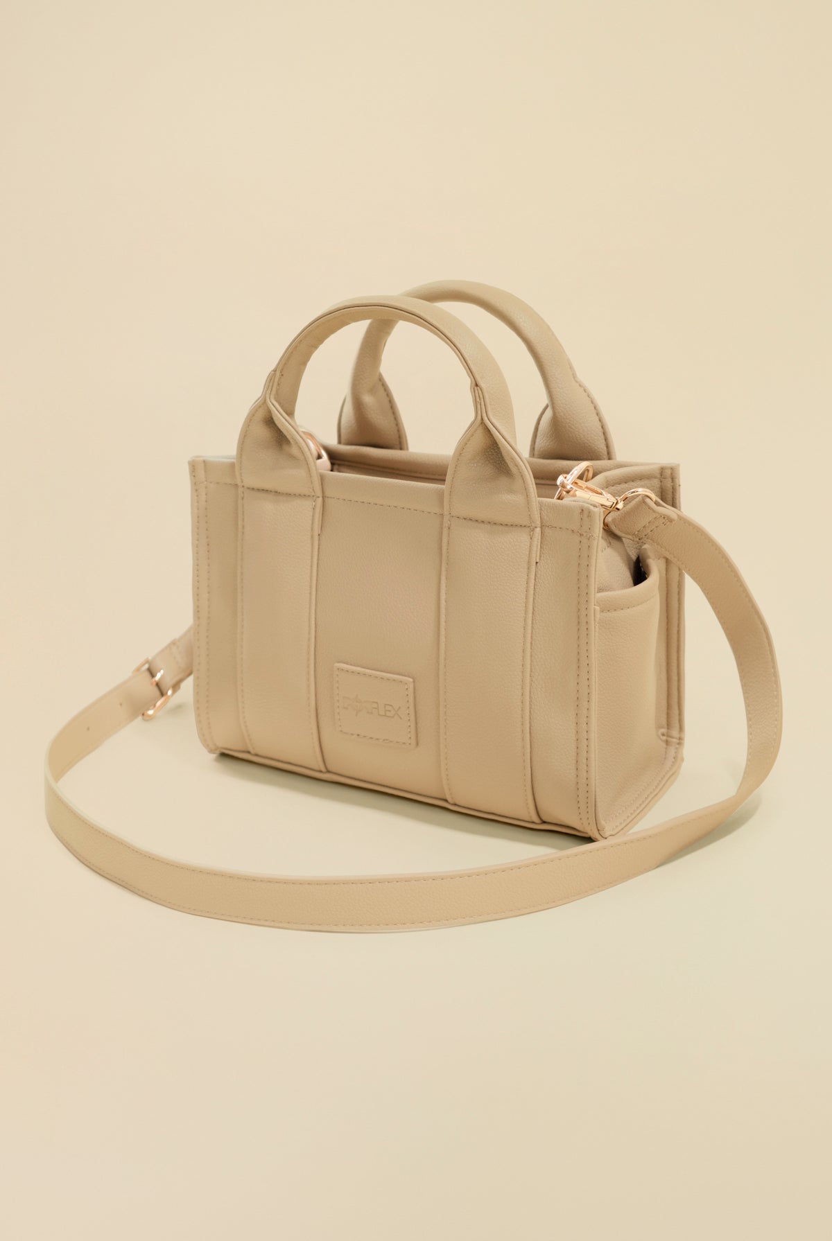 Y 新品未使用　 Sloane Square OPEN VEG Vegan Leather Baby Sloane Tote - Gilded Beige – POPFLEX®