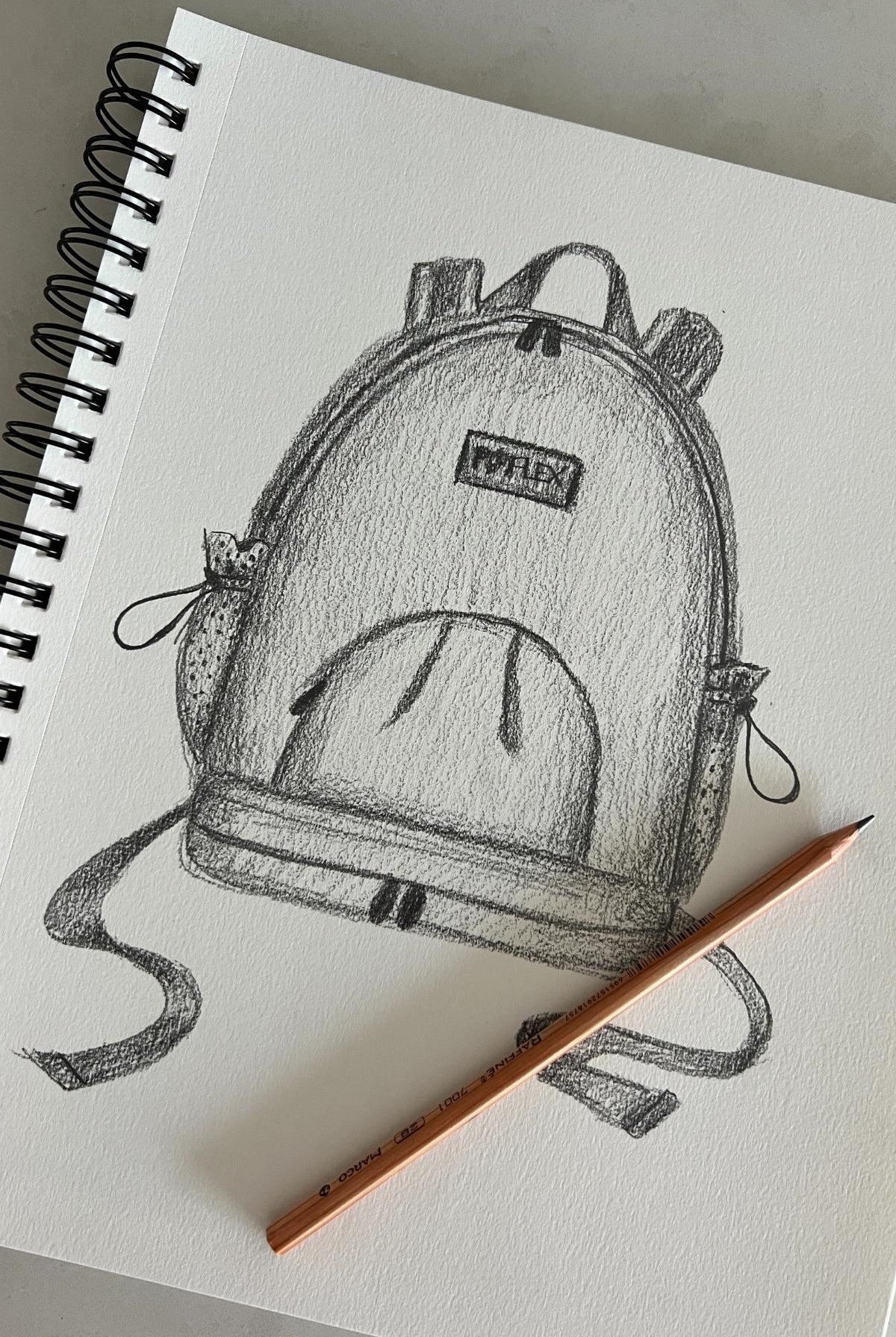 Cora backpack sketch popflex