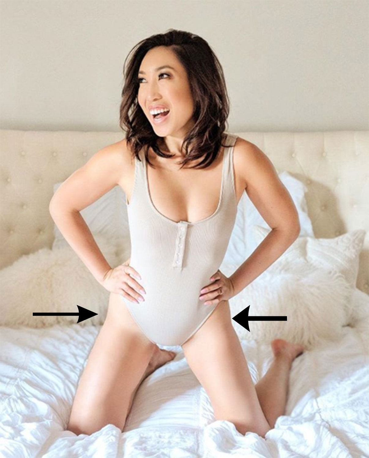 No one has a flawless body...