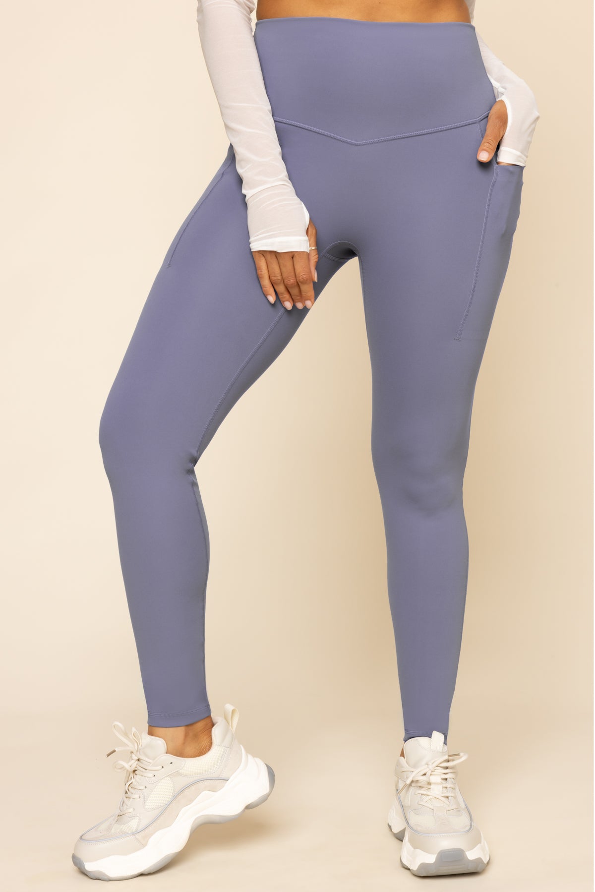 Supersculpt™ Legging with Pockets - Blue Mist – POPFLEX®