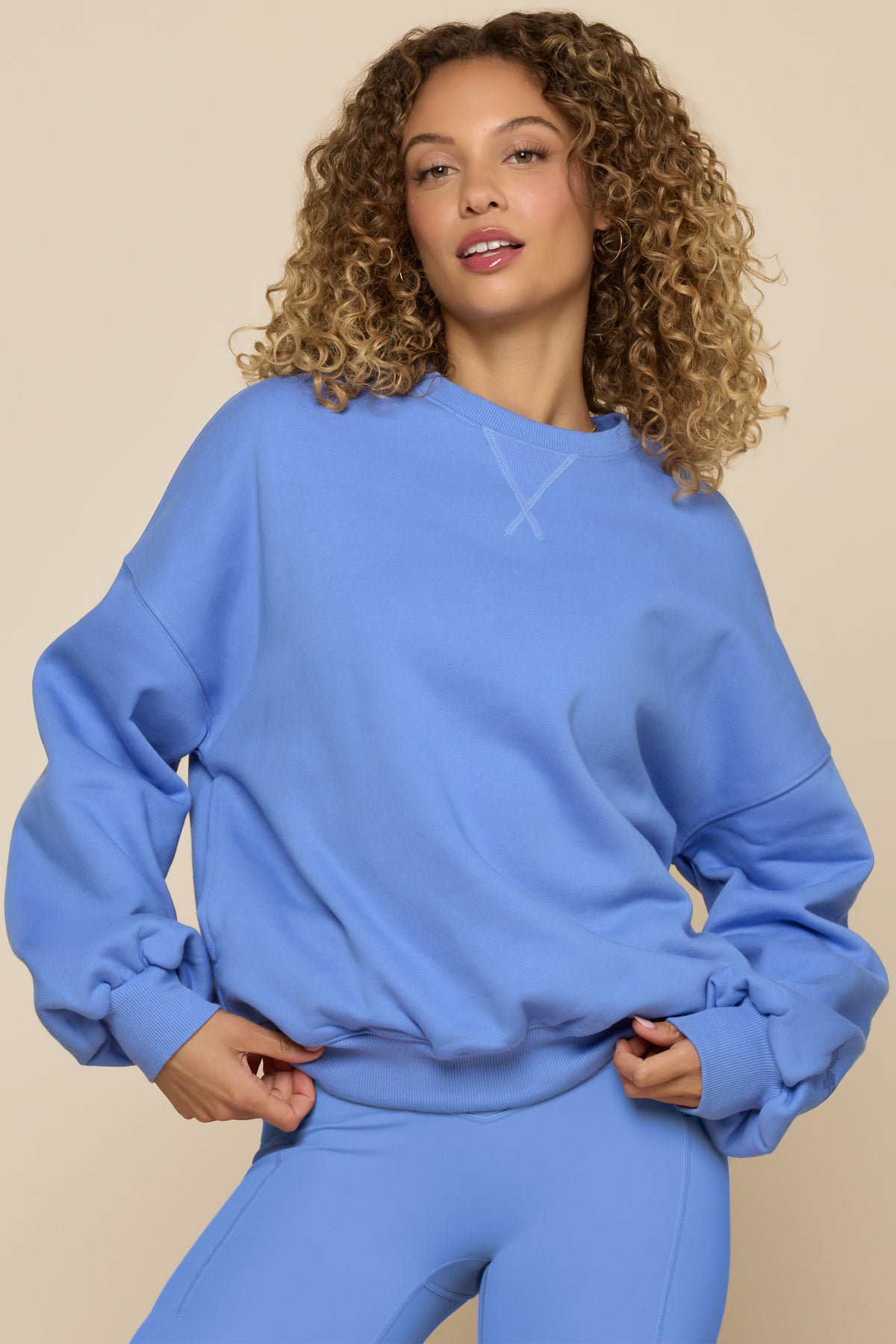 Cloud Crewneck Sweater - Nordic Blue – POPFLEX®