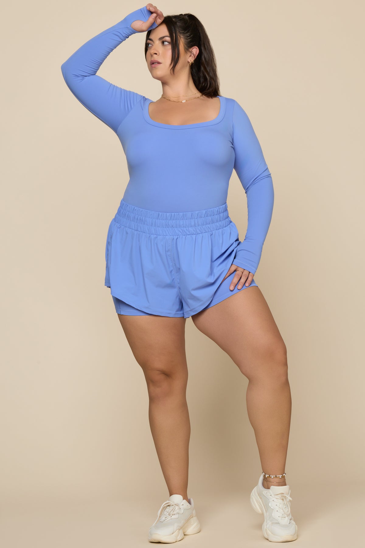 High Waisted Supershort™ - Nordic Blue – POPFLEX®