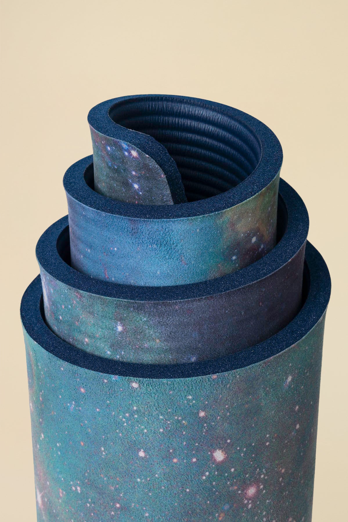 CloudCushion Vegan Suede Yoga Mat - Cool Cosmos 0.5