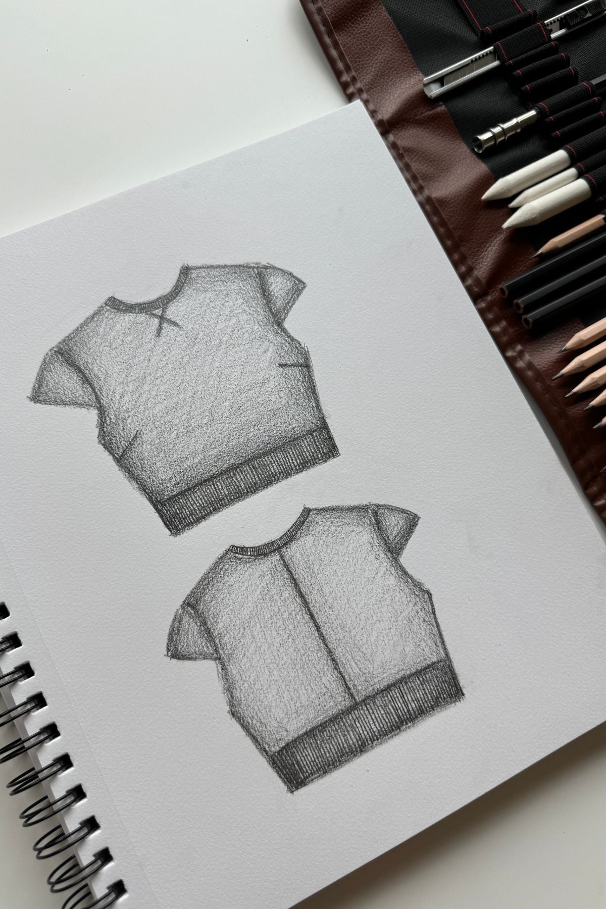 Baby Crop Tee - Black