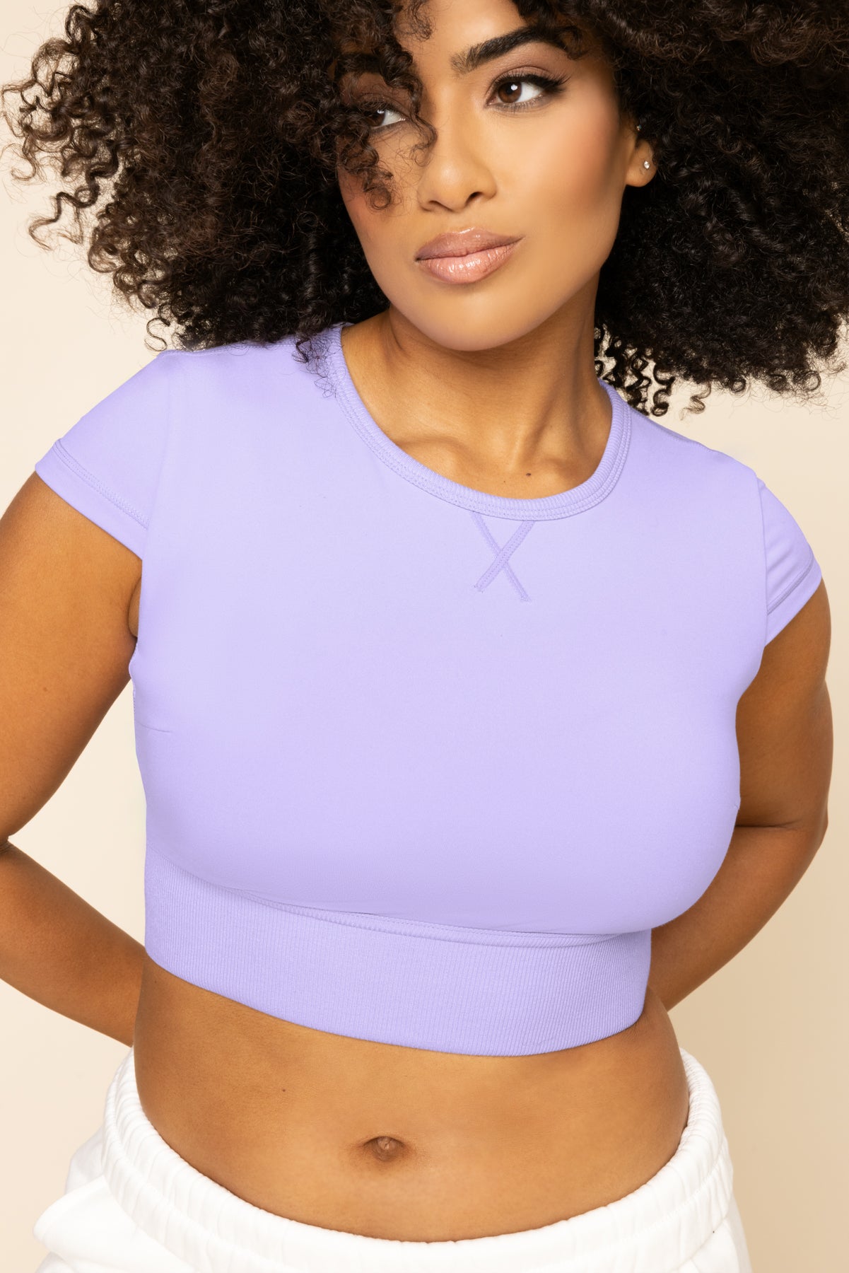 Magliette Bianche Bambino Maglietta Crop Top Fluorescente Per