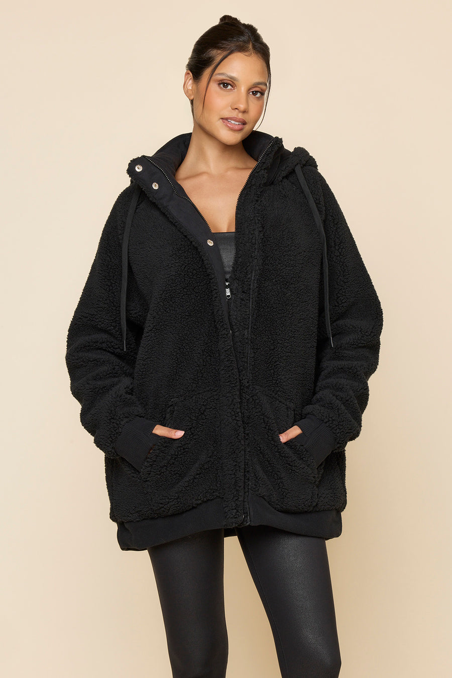 Bear Hug Coat - Black