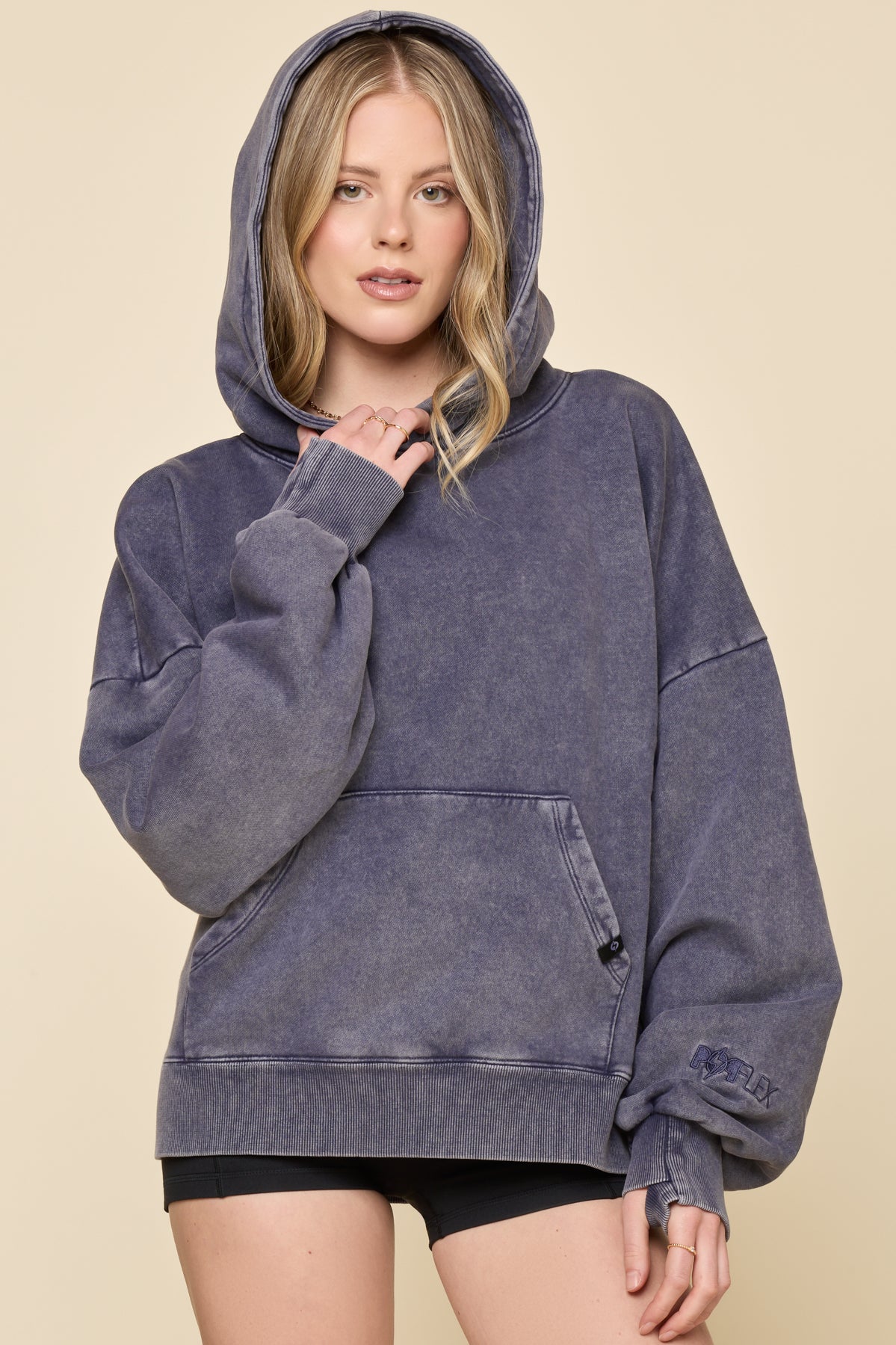Boxy Boyfriend Hoodie - Vintage Navy