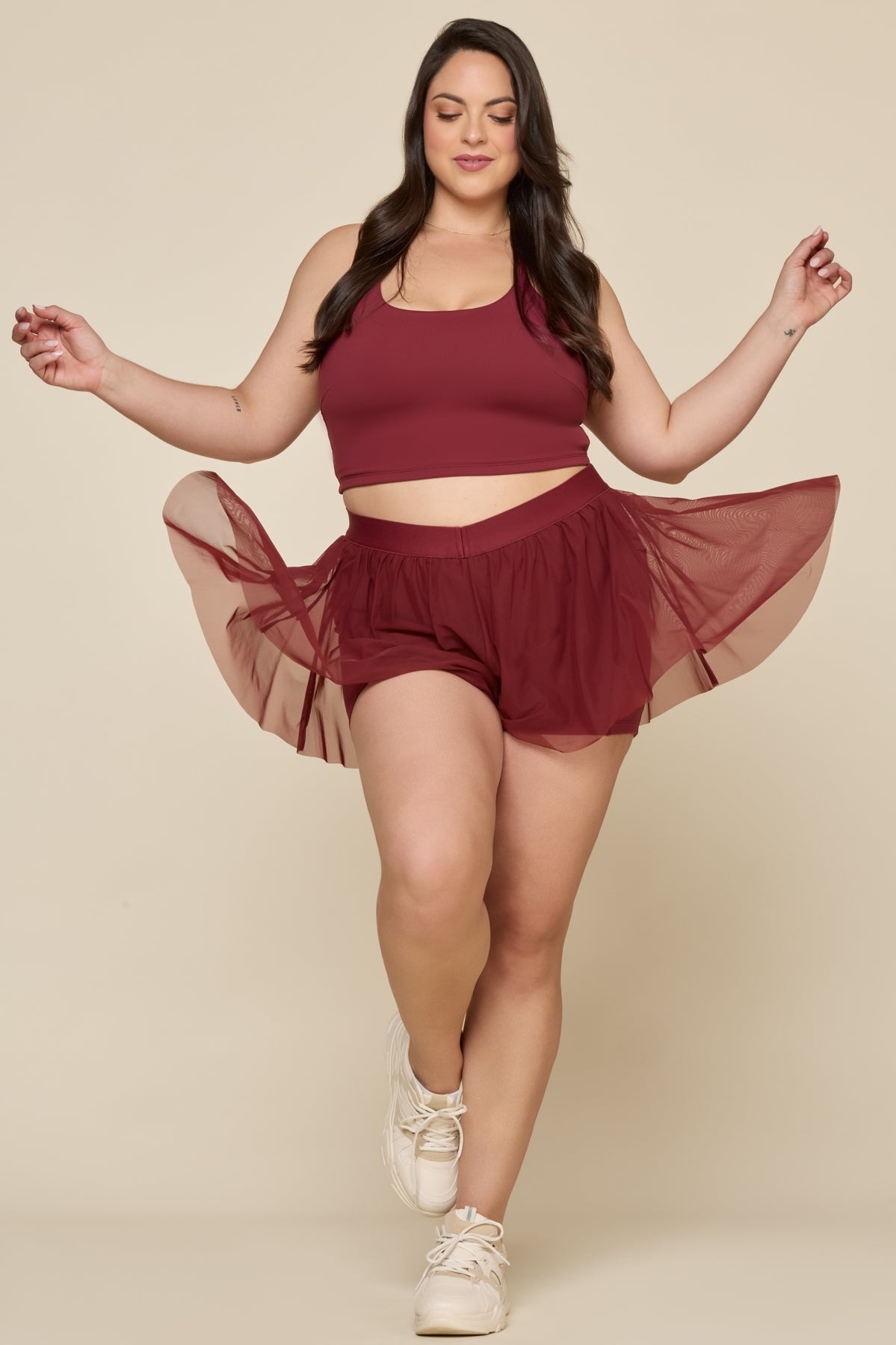 Butterfly Short Crimson