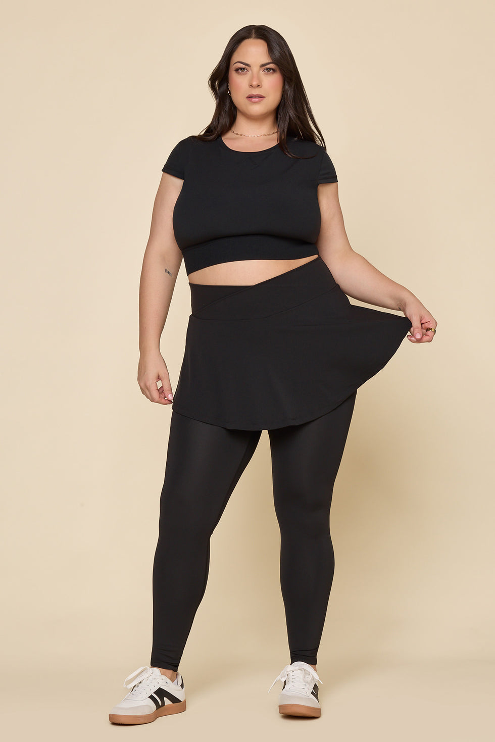 Crisscross Hourglass® Sklegging - Black – POPFLEX®
