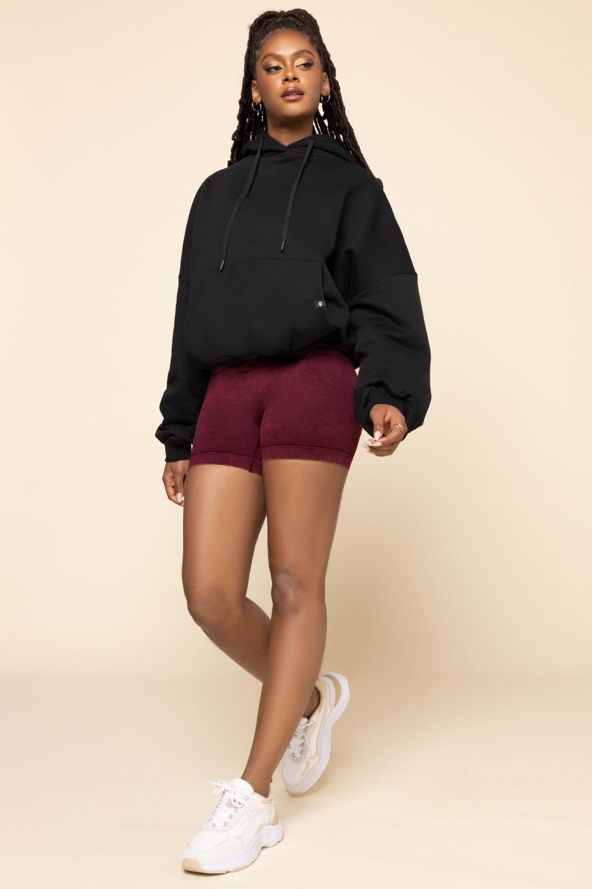 Pullover Cloud Hoodie - Black