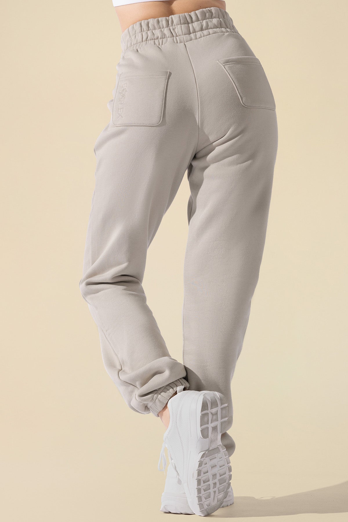 Cloud Rollover Sweatpant - Seashell – POPFLEX®