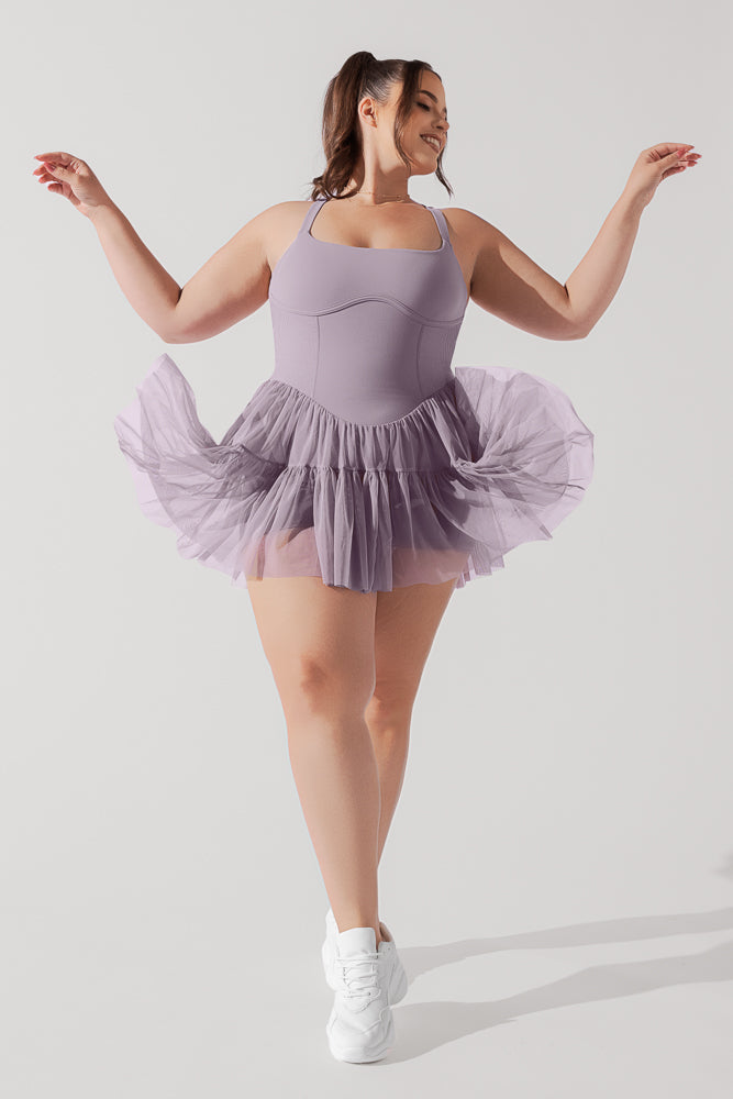 Corset Pirouette Dress - Lilac