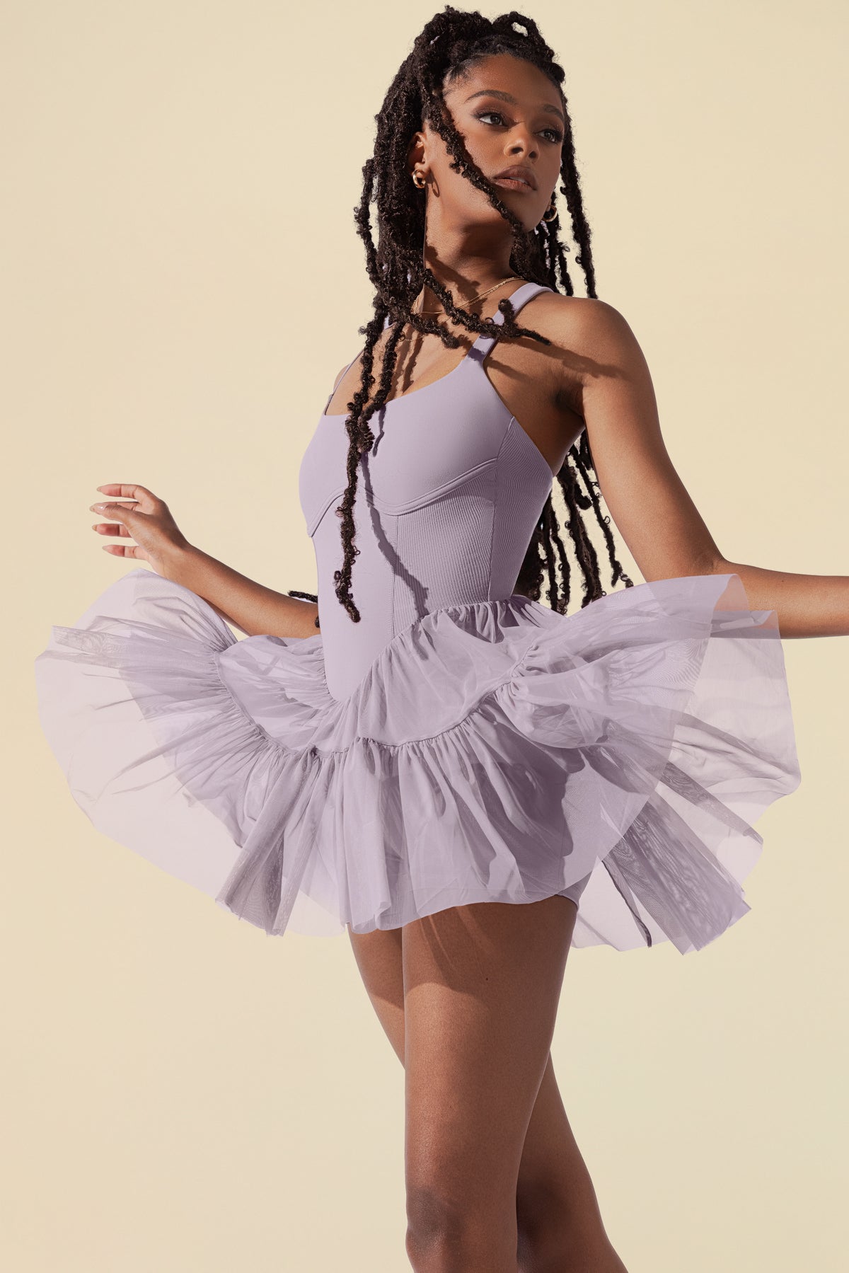 Corset Pirouette Dress - Lilac – POPFLEX®