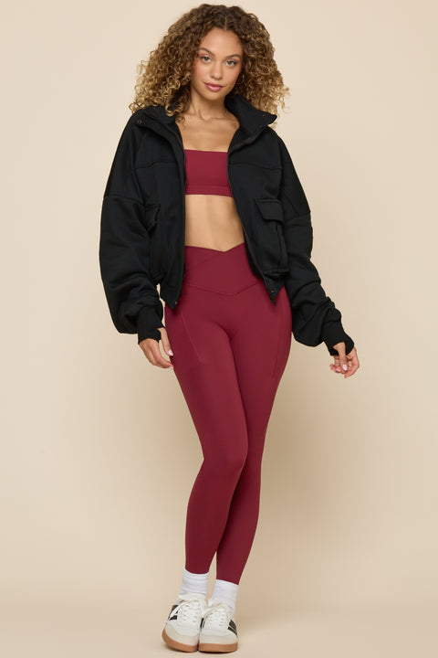 Cloud Bomber Jacket - Black – POPFLEX®