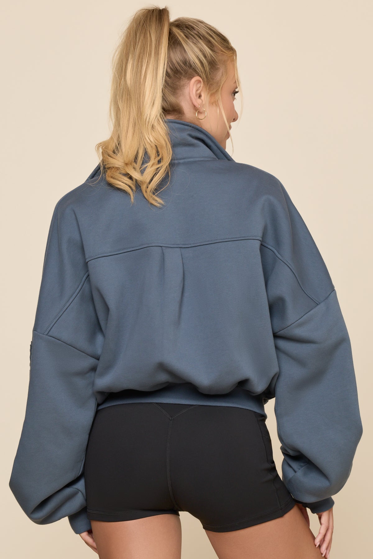 Cloud Bomber Jacket - Denim Blue – POPFLEX®
