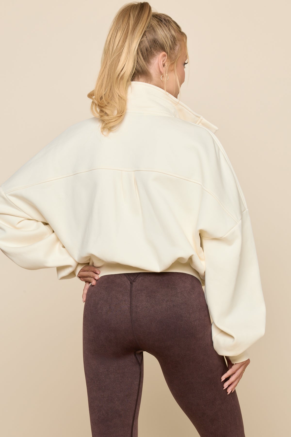 Cloud Bomber Jacket - Ivory – POPFLEX®