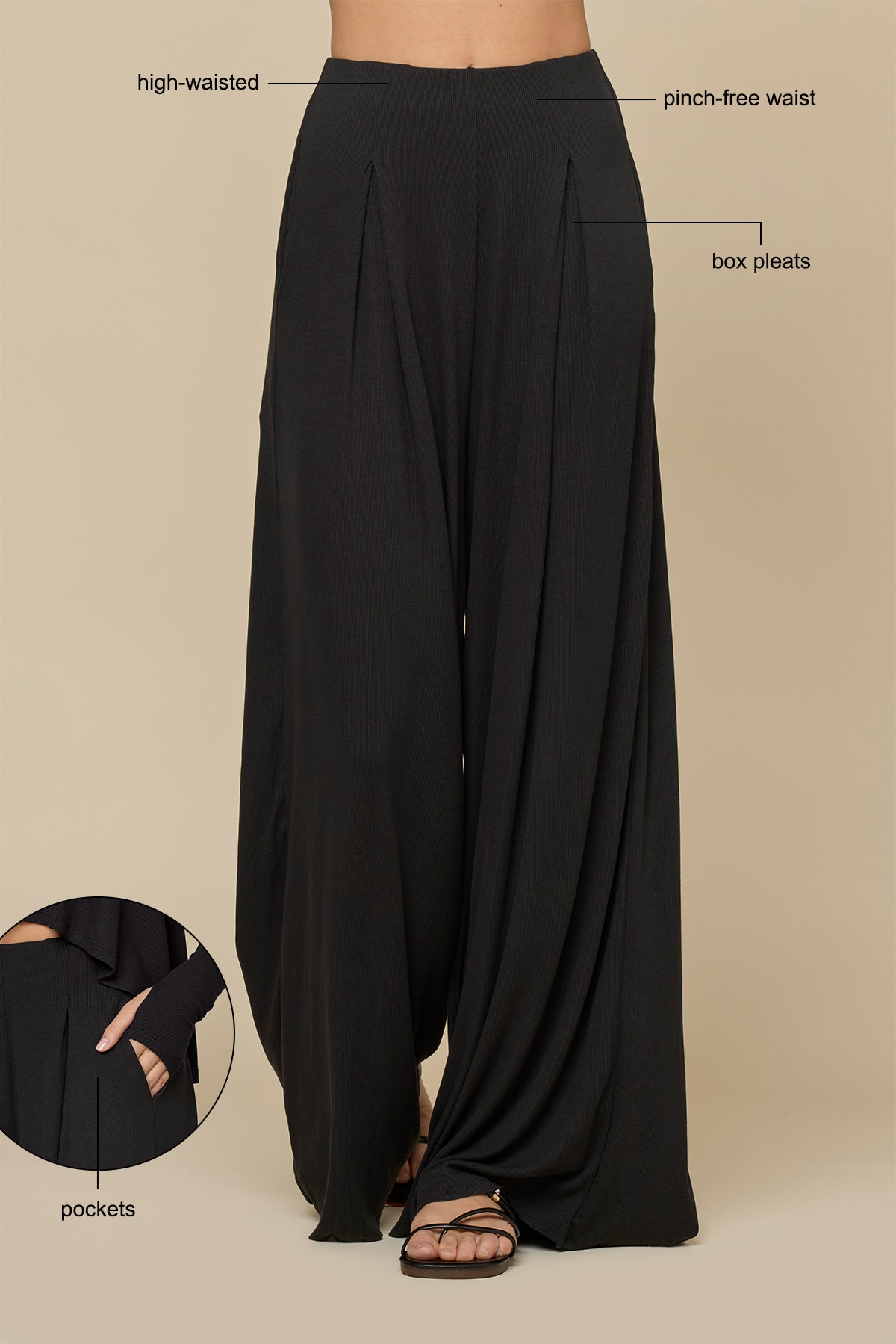 Go With The Flow Wide Leg Pant - Lavender Haze – POPFLEX®