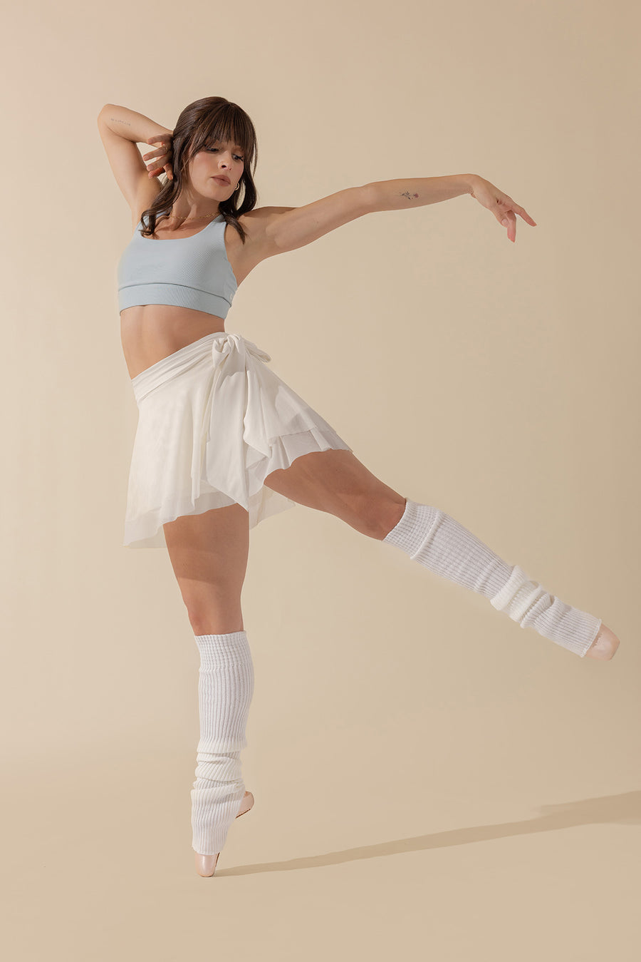 Juliet Wrap Skort - Cream