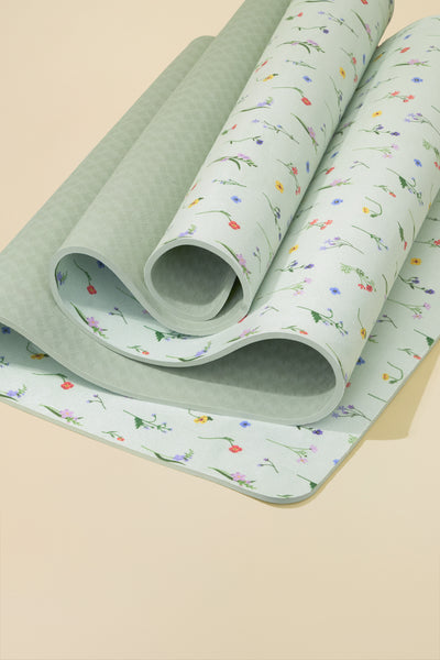 ヨガ・ピラティス Poppy Vegan Suede Yoga Mat - Meadow – POPFLEX®