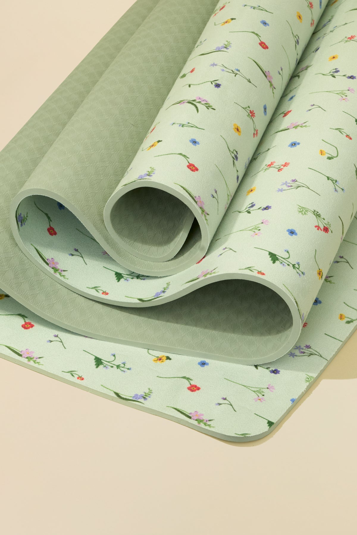 Vegan Suede Yoga Mat - Meadow