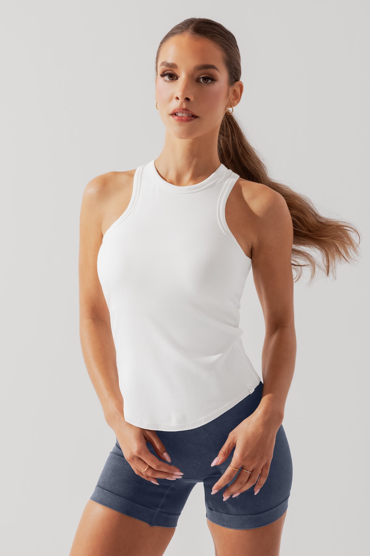 Not Your Typical Tank (Built-in Bra) - White