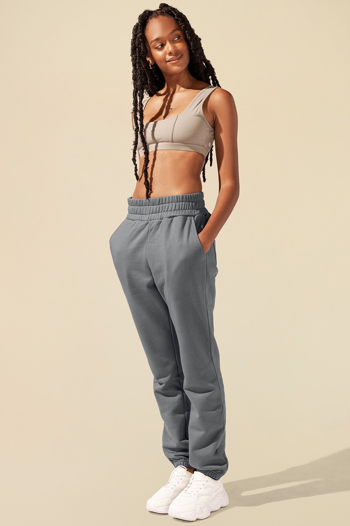 Cloud Rollover Sweatpant - Smoke – POPFLEX®