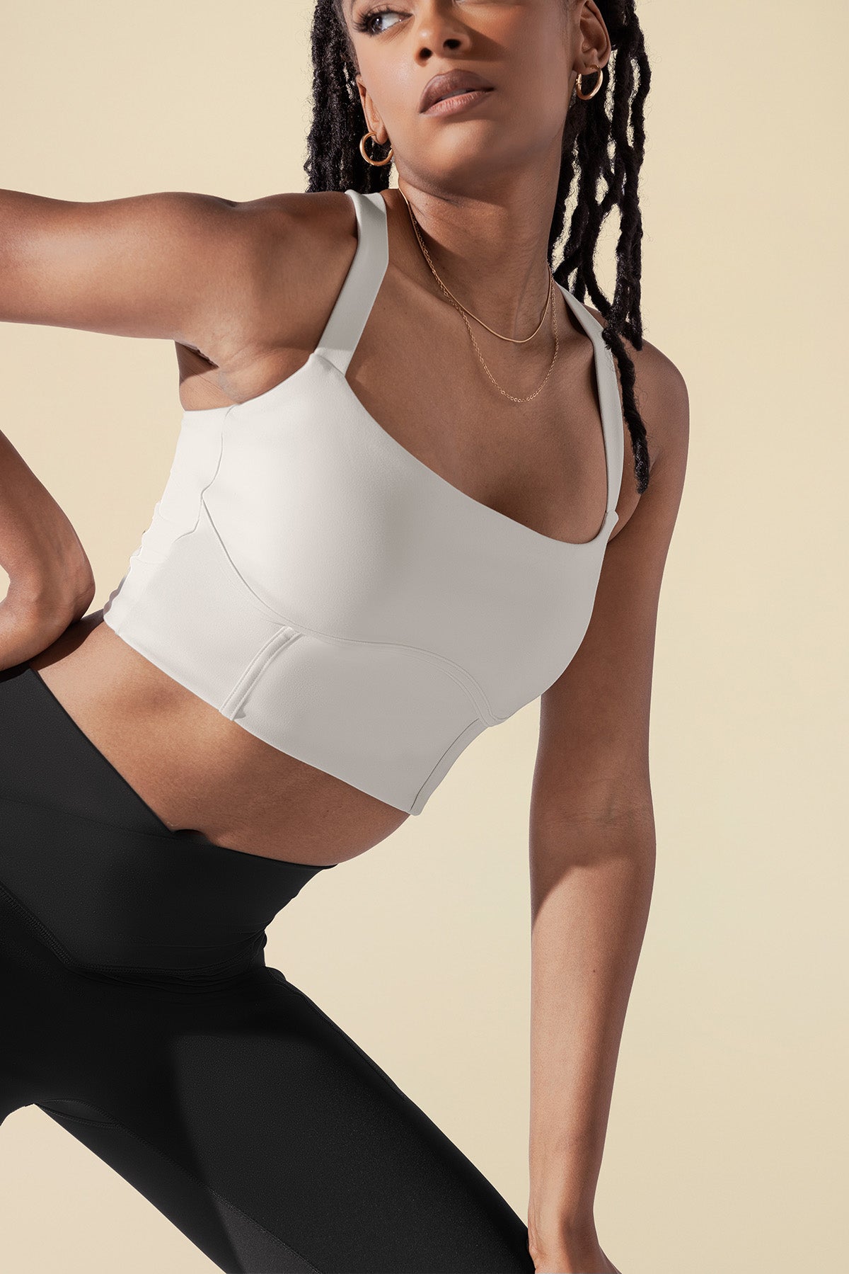 Daphne Corset Crop Top Light
