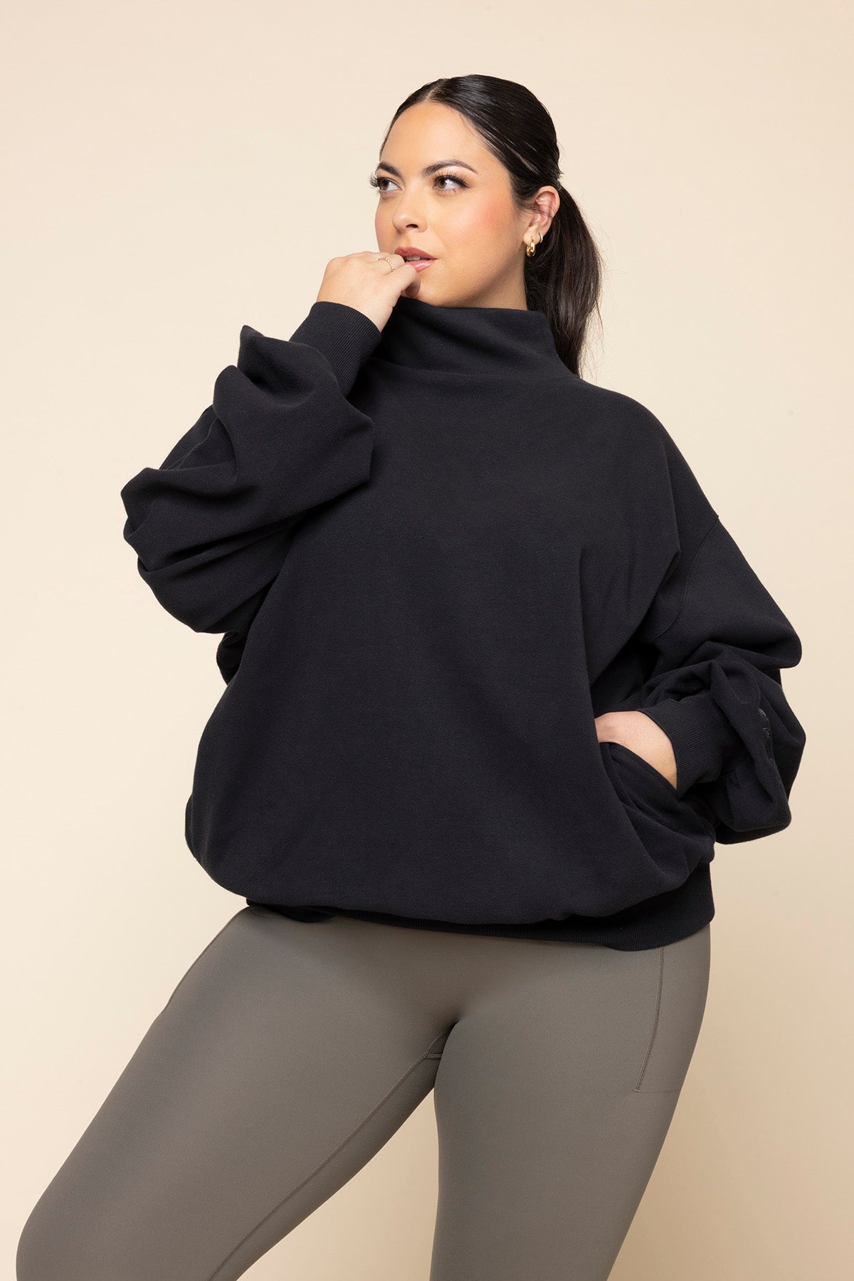 Ooey Gooey Mockneck Sweatshirt