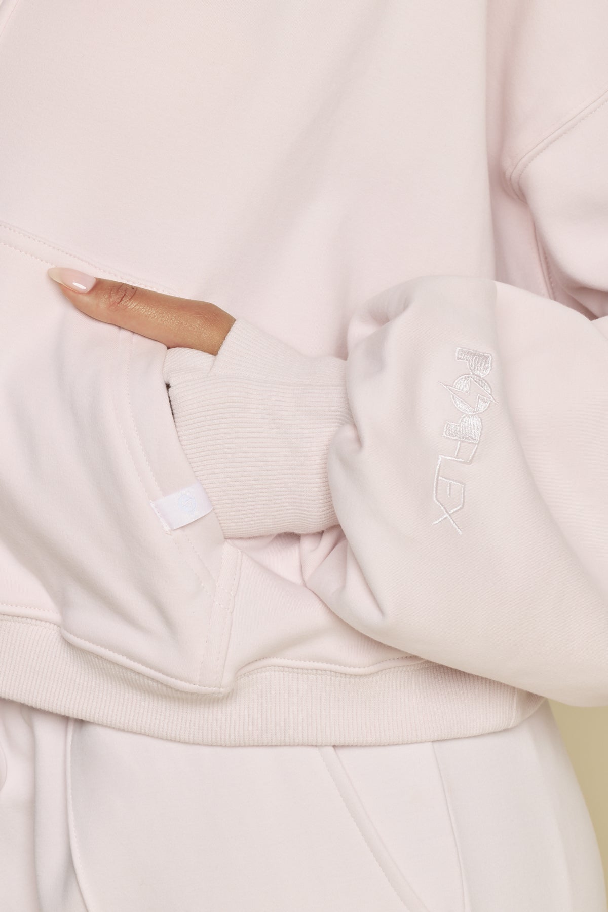 Ooey Gooey Crop Half Zip Sweater - Pink Ice