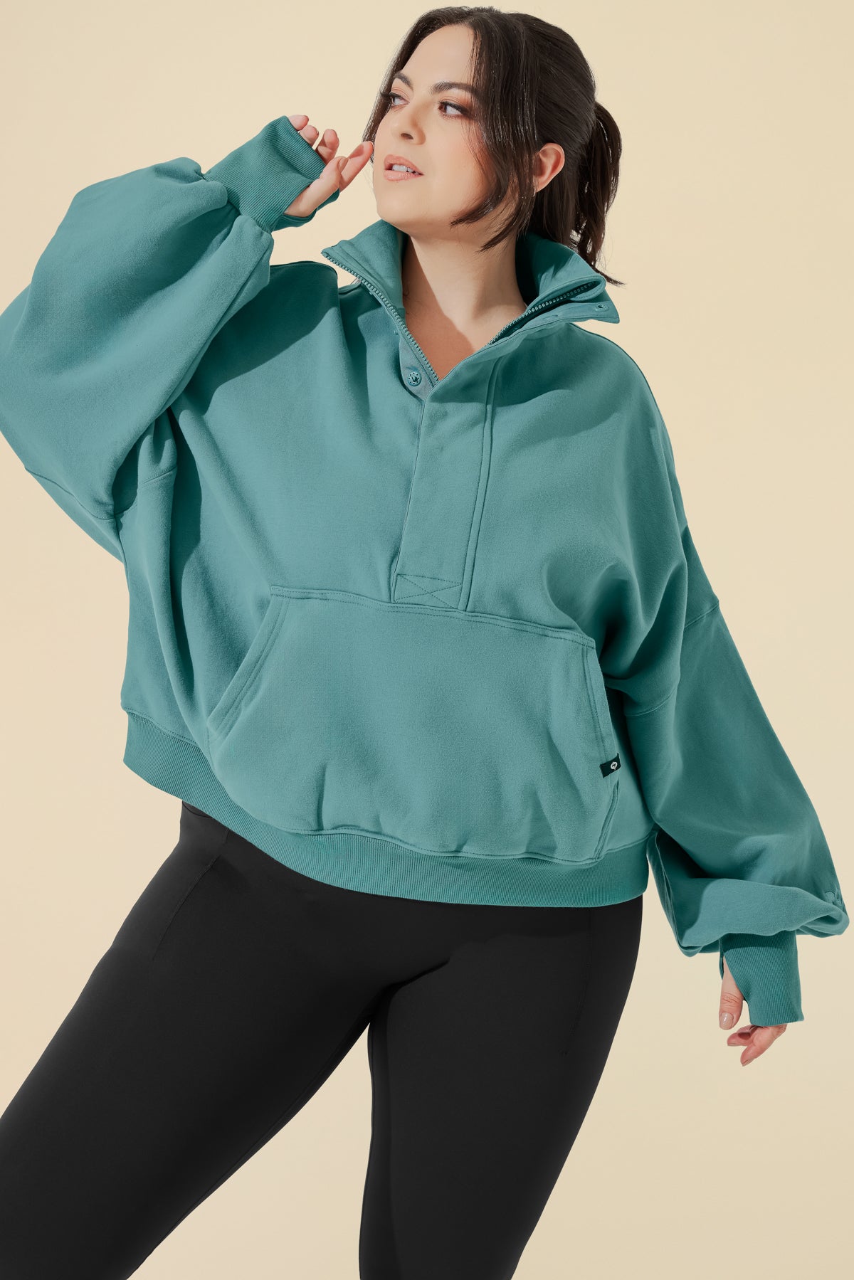 Ooey Gooey Half Zip Sweater