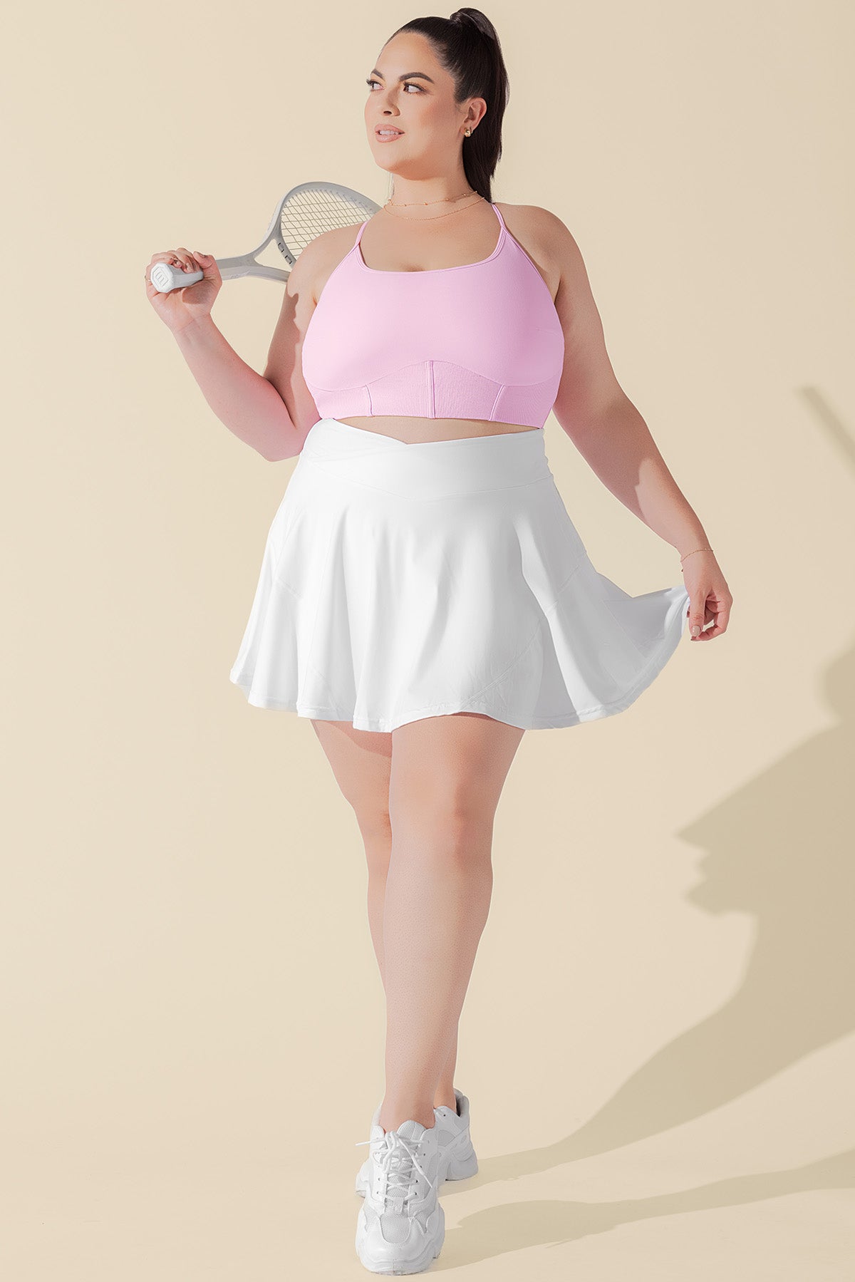 Plié Corset Crop Bralette - Bubblegum