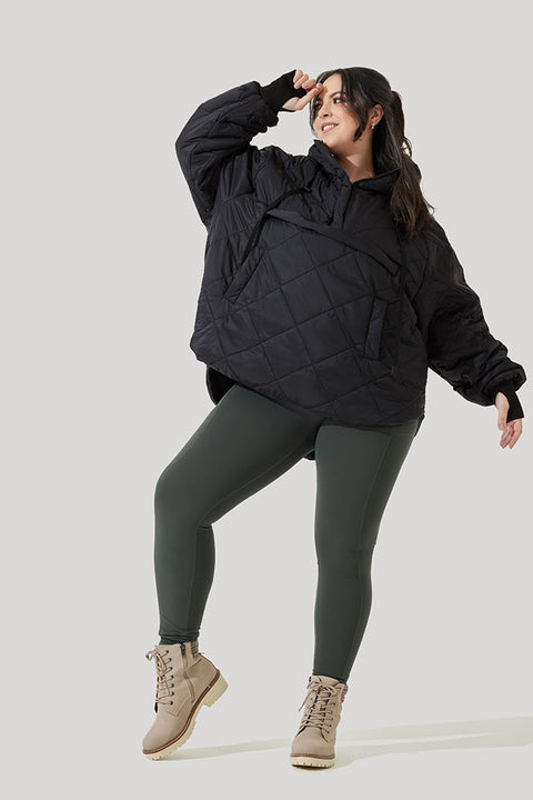 Pillow Packable Puffer Jacket - Black – POPFLEX®