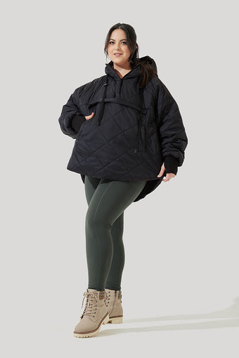 Pillow Packable Puffer Jacket - Black – POPFLEX®