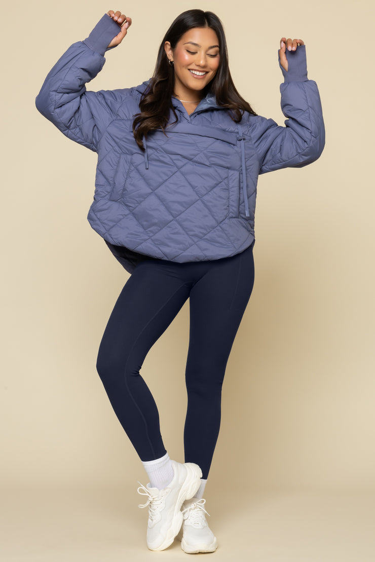 Pillow Packable Puffer Jacket - Americana Blue – POPFLEX®