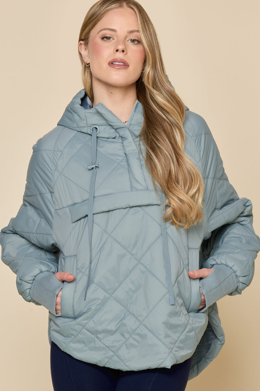 Pillow Packable Puffer Jacket - Cloudy Blue